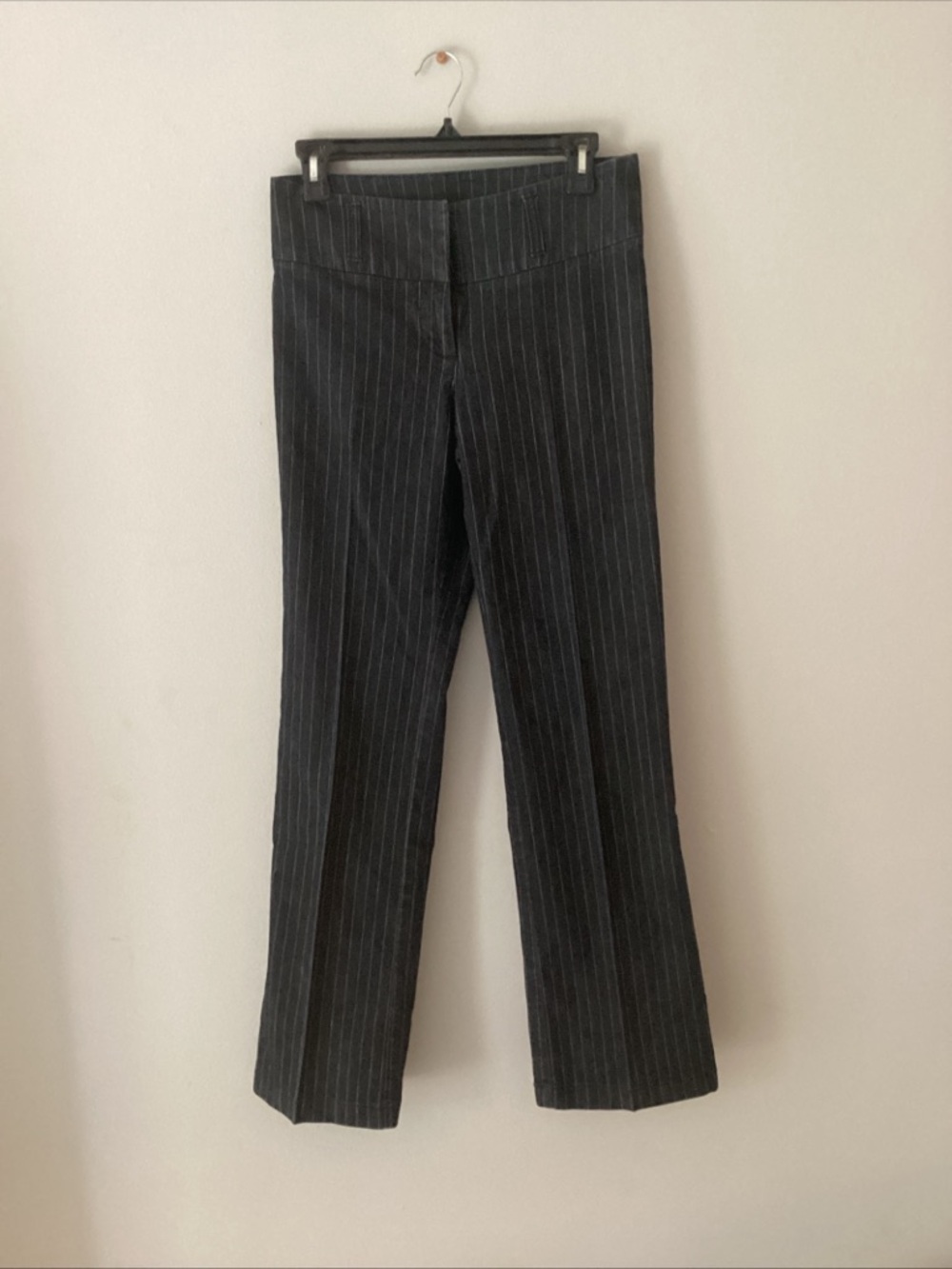Bisou Bisou Black with White Pinstripe Pants